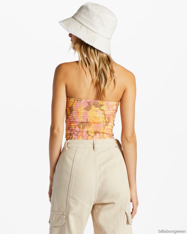 Billabong Clothing 00V682049 | Billabong Halten Sie es schlicht, gesmoktes Crop-Top multi Frauen