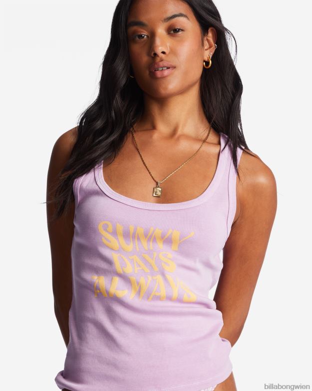 Billabong Clothing 00V682122 | Billabong Tanktop für sonnige Tage lila Traum Frauen