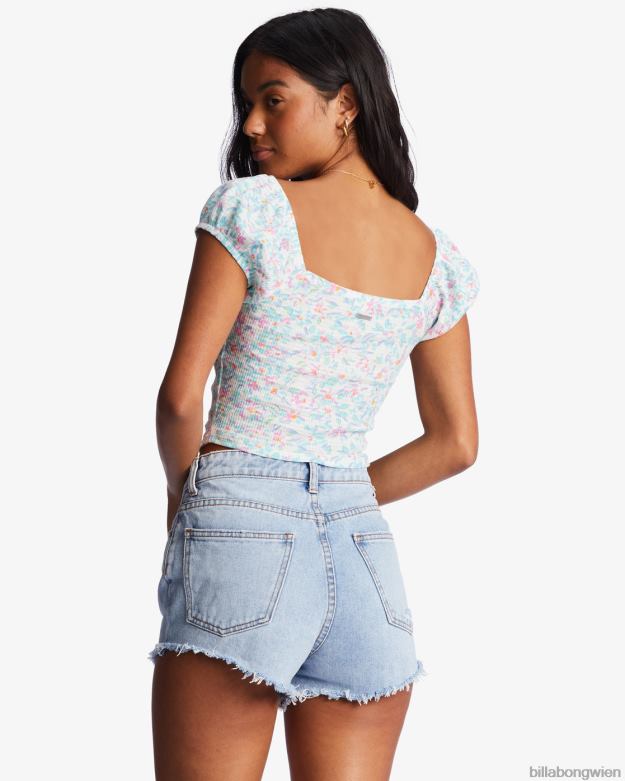 Billabong Clothing 00V682195 | Billabong ziemlich süßes Crop-Top Salzkristall Frauen