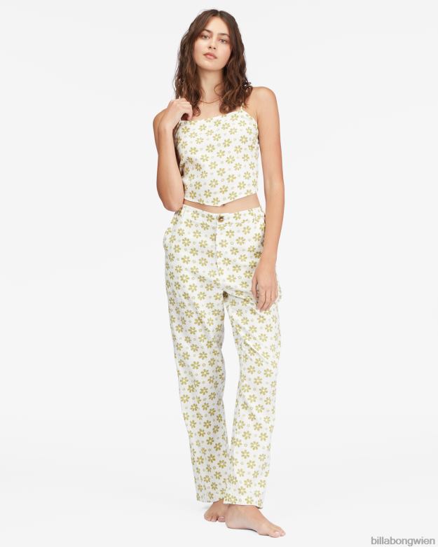 Billabong Clothing 00V682277 | Billabong Double Take Taschentuch-Crop-Top Salzkristall Frauen
