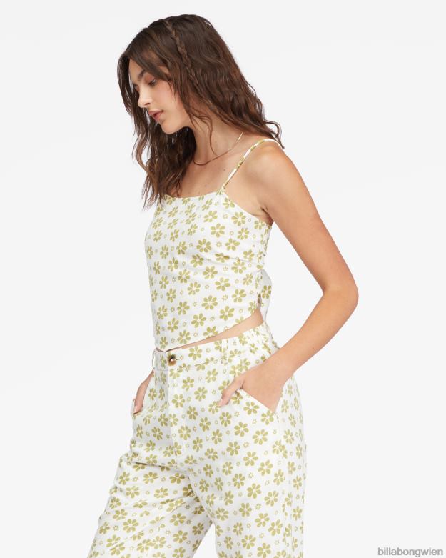 Billabong Clothing 00V682277 | Billabong Double Take Taschentuch-Crop-Top Salzkristall Frauen