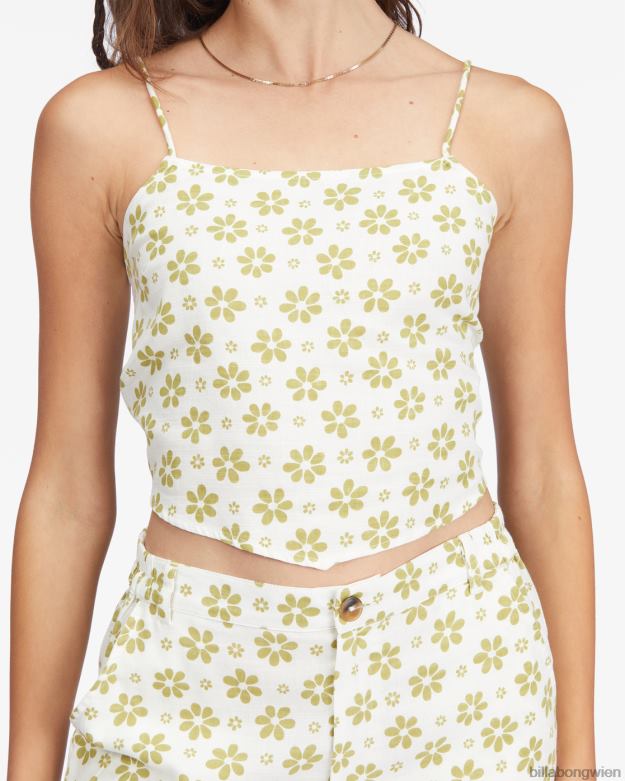 Billabong Clothing 00V682277 | Billabong Double Take Taschentuch-Crop-Top Salzkristall Frauen