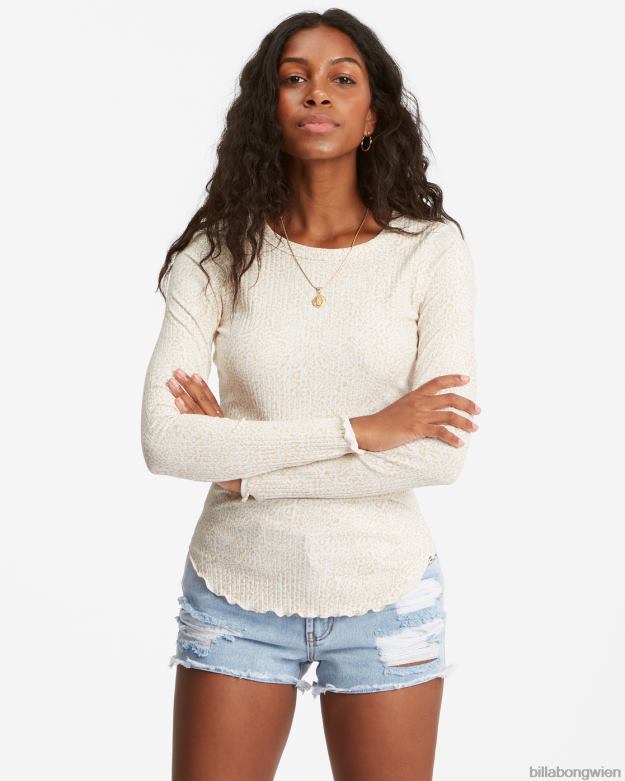 Billabong Clothing 00V682373 | Billabong Feines langärmliges Oberteil von mir antikweiß Frauen