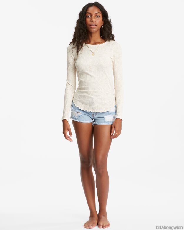 Billabong Clothing 00V682373 | Billabong Feines langärmliges Oberteil von mir antikweiß Frauen