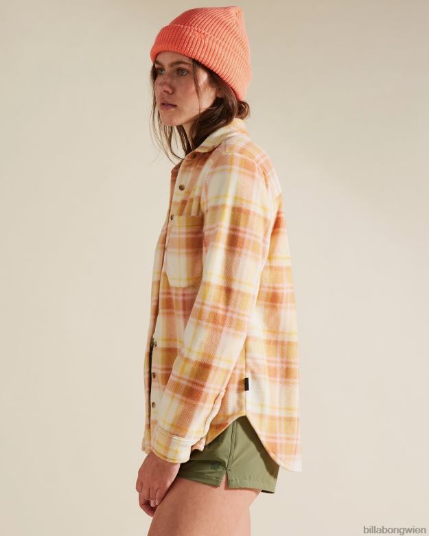 Billabong Clothing 00V682377 | Billabong a/div geschmiedetes Flanelloberteil Toffee Frauen