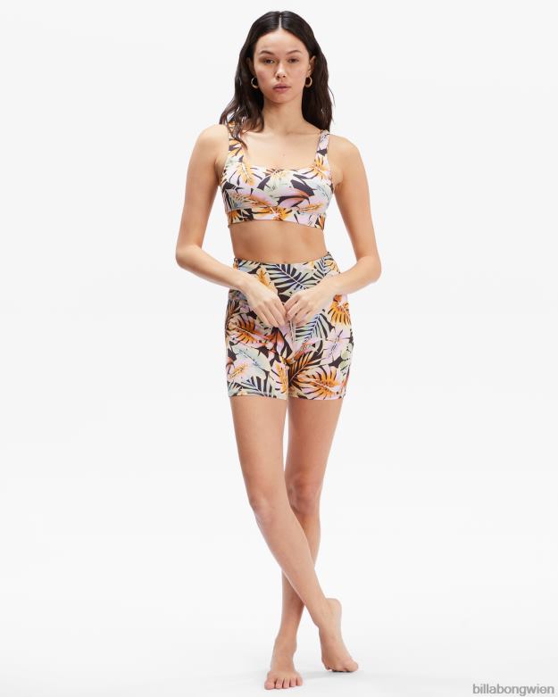 Billabong Clothing 00V682380 | Billabong Paradise Tank-Sport-BH schwarzer Kieselstein Frauen