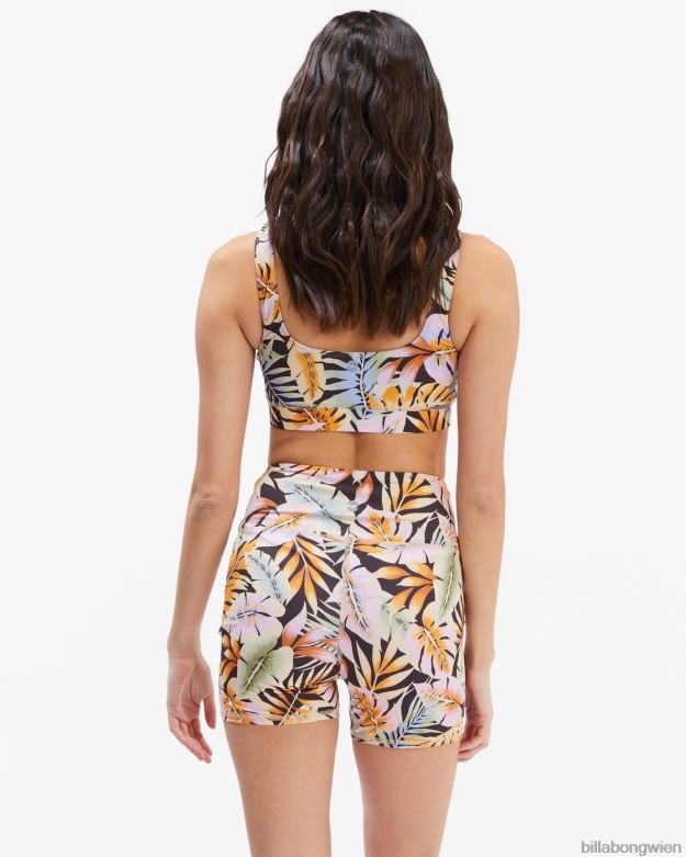 Billabong Clothing 00V682380 | Billabong Paradise Tank-Sport-BH schwarzer Kieselstein Frauen