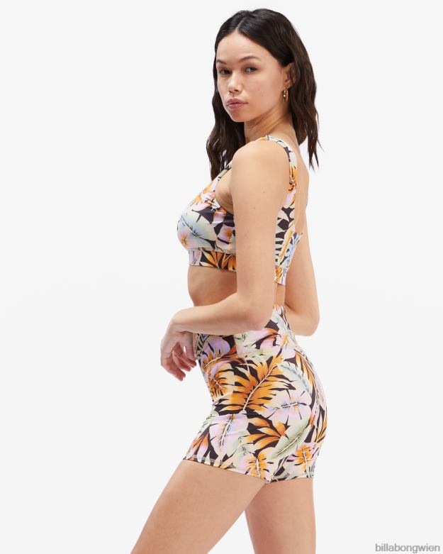 Billabong Clothing 00V682380 | Billabong Paradise Tank-Sport-BH schwarzer Kieselstein Frauen