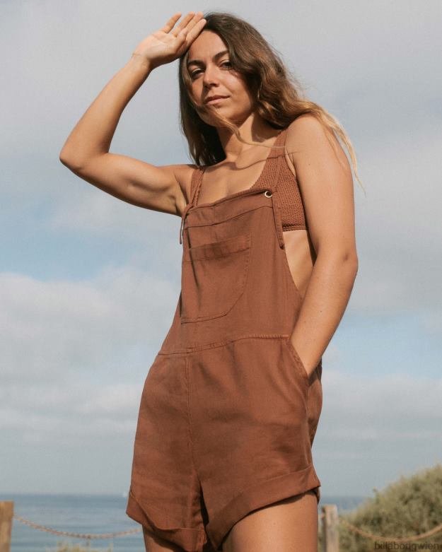 Billabong Clothing 00V681324 | Billabong wilder Verfolgungsspielanzug geröstete Kokosnuss Frauen