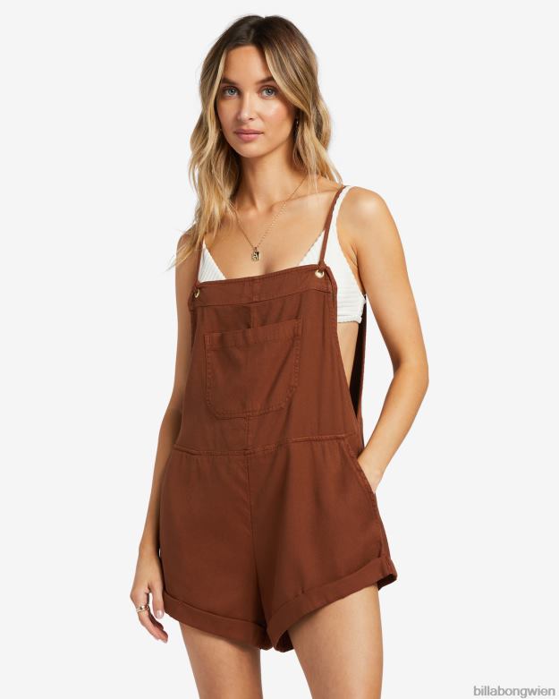 Billabong Clothing 00V681324 | Billabong wilder Verfolgungsspielanzug geröstete Kokosnuss Frauen