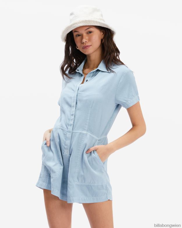 Billabong Clothing 00V682351 | Billabong Gigi-Strampler Chambray Frauen