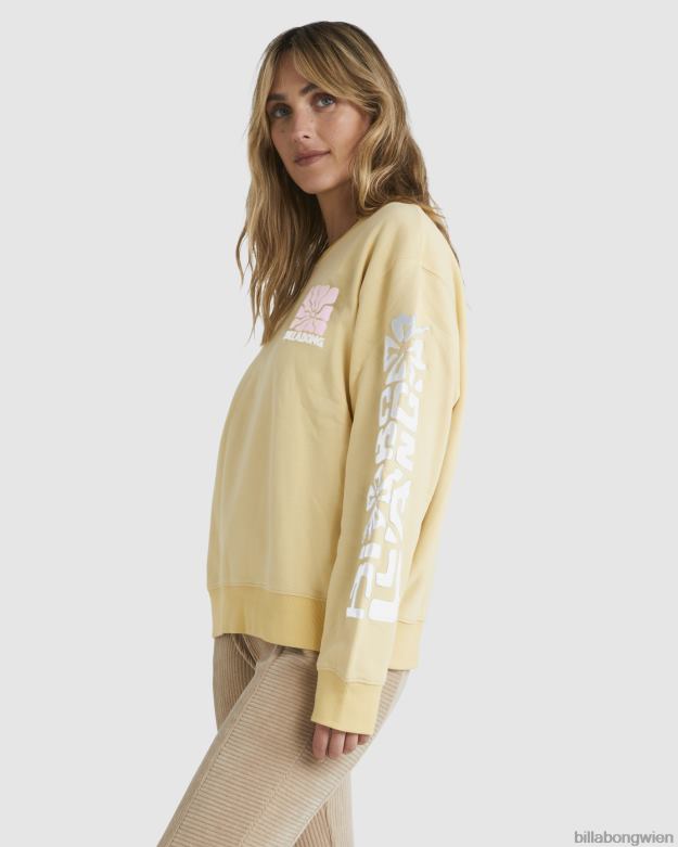 Billabong Clothing 00V681835 | Billabong Tiki Ride Brooklyn Sweatshirt Sol steigen Frauen