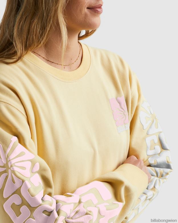 Billabong Clothing 00V681835 | Billabong Tiki Ride Brooklyn Sweatshirt Sol steigen Frauen