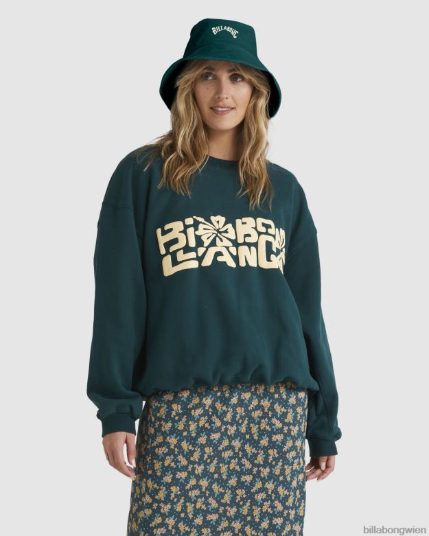 Billabong Clothing 00V681913 | Billabong Tiki Vibes Kendall Sweatshirt Juni-Bug Frauen