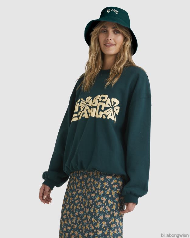 Billabong Clothing 00V681913 | Billabong Tiki Vibes Kendall Sweatshirt Juni-Bug Frauen