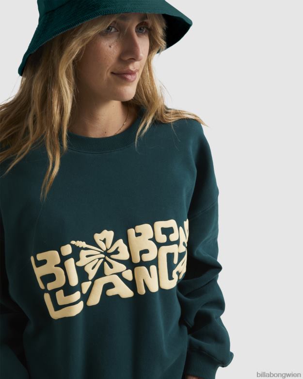Billabong Clothing 00V681913 | Billabong Tiki Vibes Kendall Sweatshirt Juni-Bug Frauen
