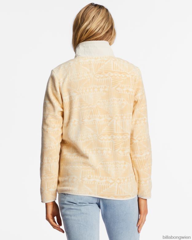 Billabong Clothing 00V681928 | Billabong Boundary Lite-Sweatshirt mit Stehkragen Wüstensand Frauen