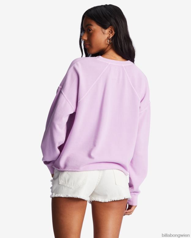 Billabong Clothing 00V681970 | Billabong rede weiter Sweatshirt lila Traum Frauen
