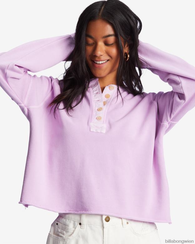 Billabong Clothing 00V681970 | Billabong rede weiter Sweatshirt lila Traum Frauen