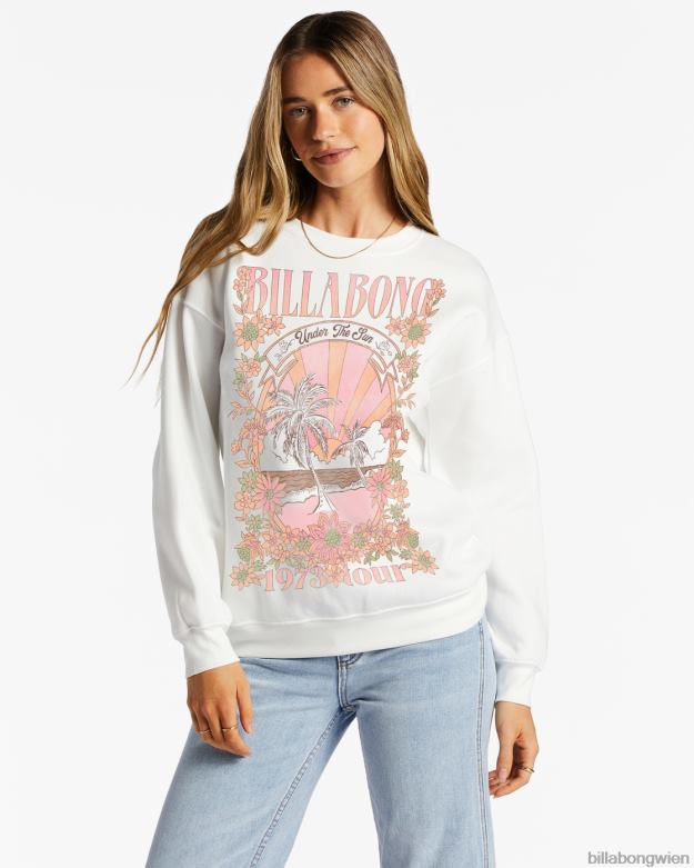 Billabong Clothing 00V682075 | Billabong Ride the Wave Sweatshirt Salzkristall Frauen