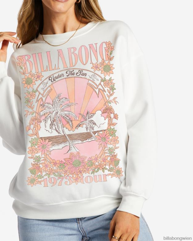 Billabong Clothing 00V682075 | Billabong Ride the Wave Sweatshirt Salzkristall Frauen