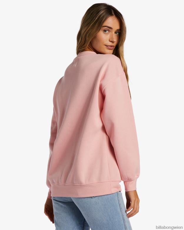Billabong Clothing 00V682086 | Billabong Bleiben Sie welliges Sweatshirt rosa Limonade Frauen