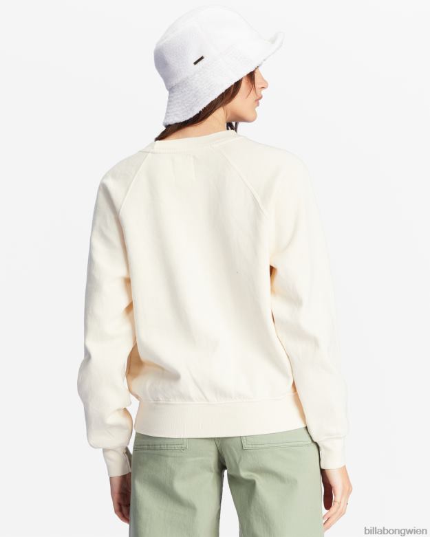 Billabong Clothing 00V682218 | Billabong Los geht\'s, grafisches Rundhals-Sweatshirt antikweiß Frauen