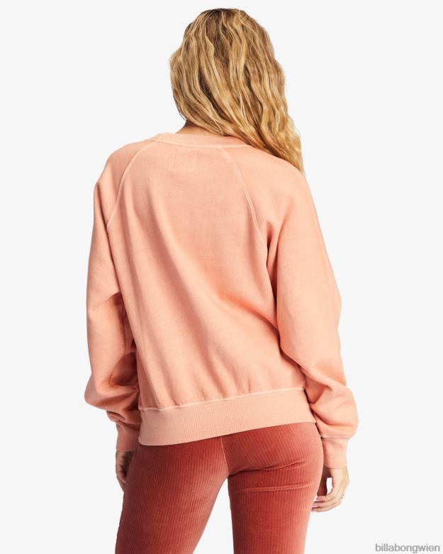 Billabong Clothing 00V682230 | Billabong Los geht\'s, grafisches Rundhals-Sweatshirt Canyon-Sonnenuntergang Frauen