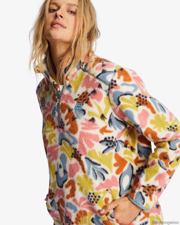 Billabong Clothing 00V682232 | Billabong A/Div Boundary Mock 3 Pullover-Sweatshirt mit halbem Reißverschluss multi Frauen