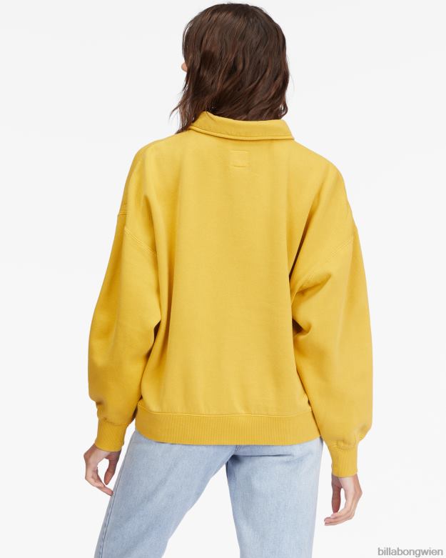 Billabong Clothing 00V682259 | Billabong Pullover-Sweatshirt mit verlorener Zeit goldene Note Frauen