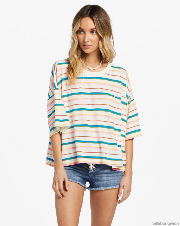 Billabong Clothing 00V681772 | Billabong Boxy-T-Shirt „Feeling Free“. multi Frauen