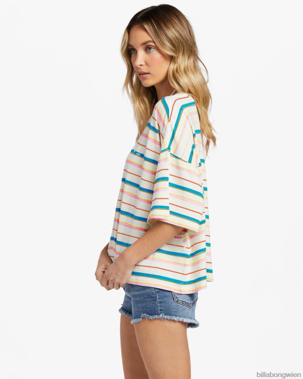 Billabong Clothing 00V681772 | Billabong Boxy-T-Shirt „Feeling Free“. multi Frauen