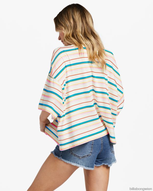 Billabong Clothing 00V681772 | Billabong Boxy-T-Shirt „Feeling Free“. multi Frauen
