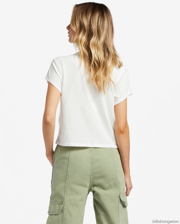 Billabong Clothing 00V681782 | Billabong Bleib goldenes T-Shirt Salzkristall Frauen