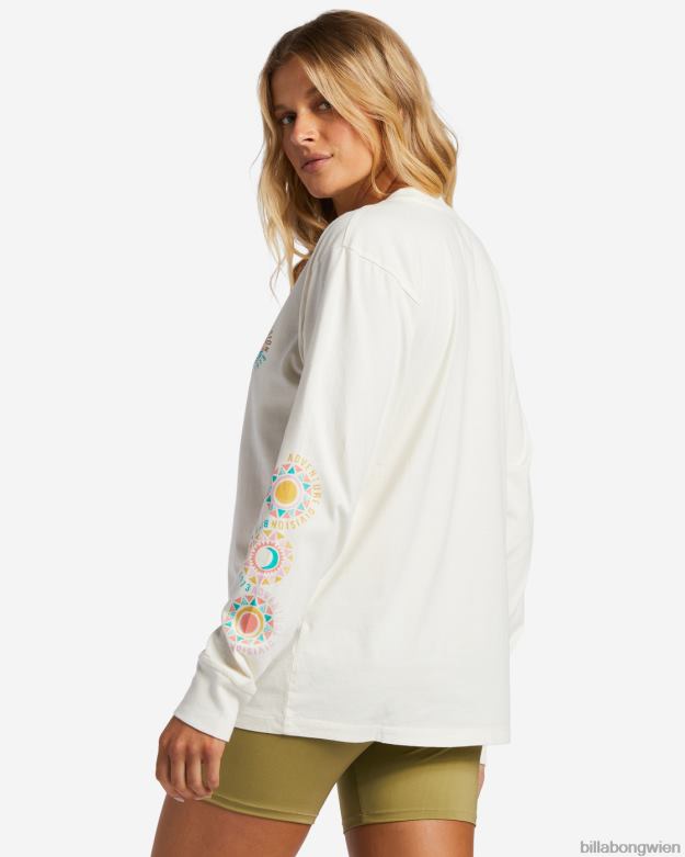 Billabong Clothing 00V681788 | Billabong a/div Langarm-T-Shirt Salzkristall Frauen