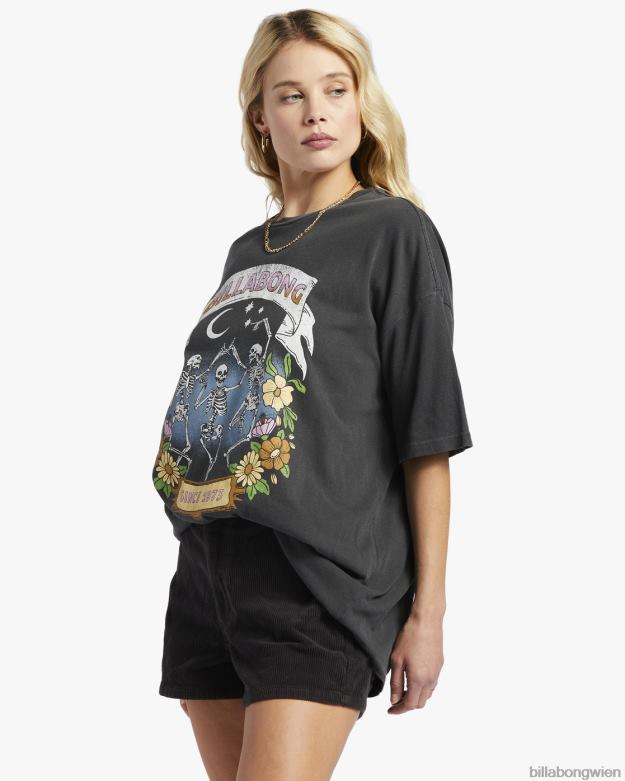 Billabong Clothing 00V681832 | Billabong Übergroßes T-Shirt „Midnight Dancer“. aus schwarz Frauen