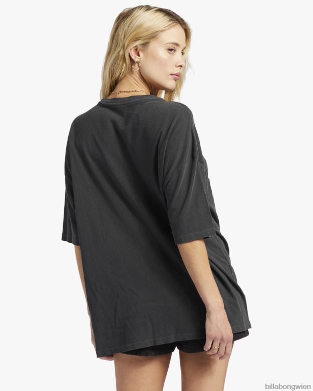 Billabong Clothing 00V681832 | Billabong Übergroßes T-Shirt „Midnight Dancer“. aus schwarz Frauen