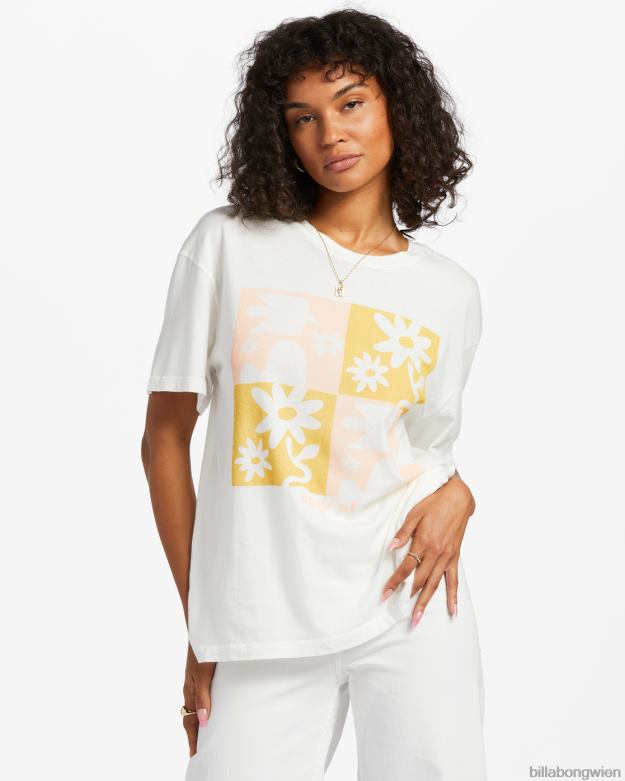 Billabong Clothing 00V681834 | Billabong Tage des Sommers übergroßes T-Shirt Salzkristall Frauen