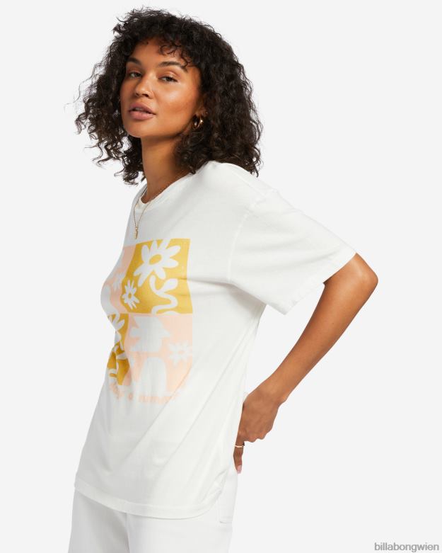 Billabong Clothing 00V681834 | Billabong Tage des Sommers übergroßes T-Shirt Salzkristall Frauen