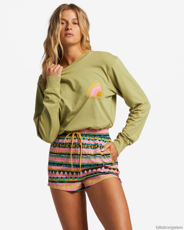 Billabong Clothing 00V681845 | Billabong a/div Langarm-T-Shirt Zeder Frauen