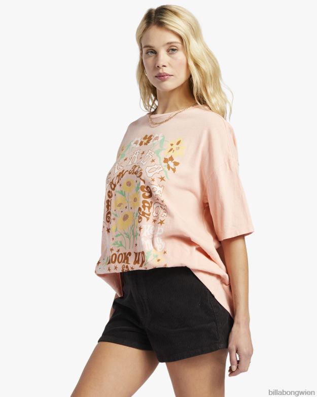 Billabong Clothing 00V681860 | Billabong Suchen Sie nach einem übergroßen T-Shirt weich und pfirsichfarben Frauen