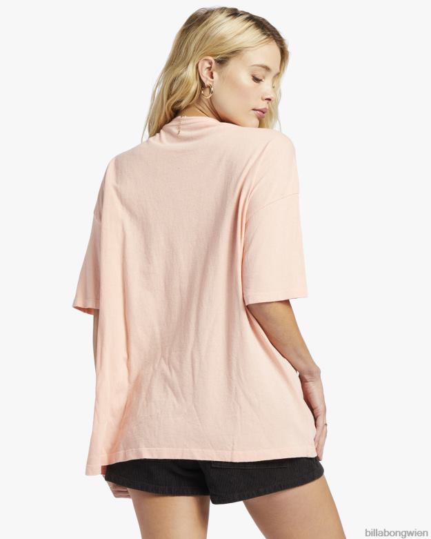 Billabong Clothing 00V681860 | Billabong Suchen Sie nach einem übergroßen T-Shirt weich und pfirsichfarben Frauen