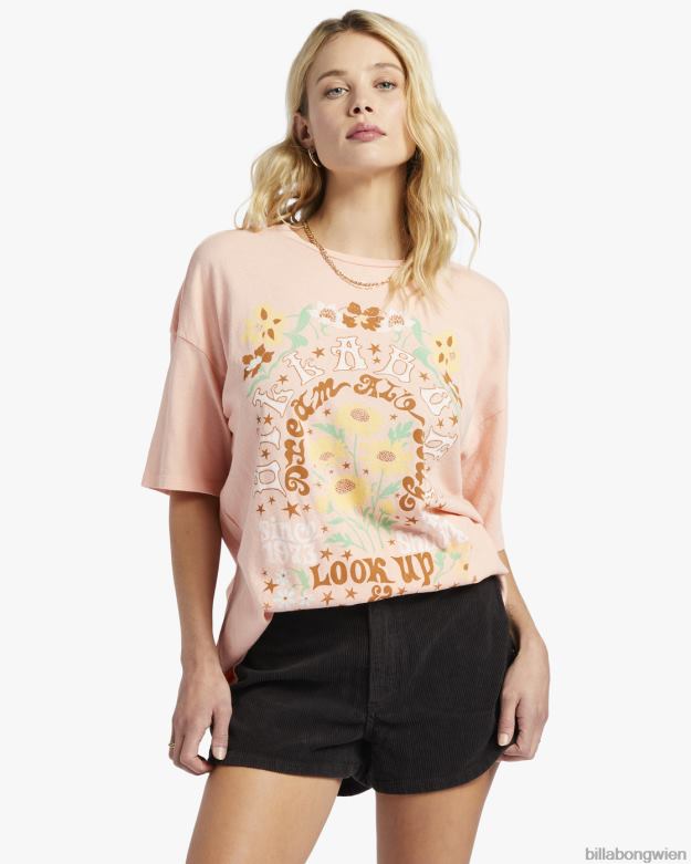 Billabong Clothing 00V681860 | Billabong Suchen Sie nach einem übergroßen T-Shirt weich und pfirsichfarben Frauen