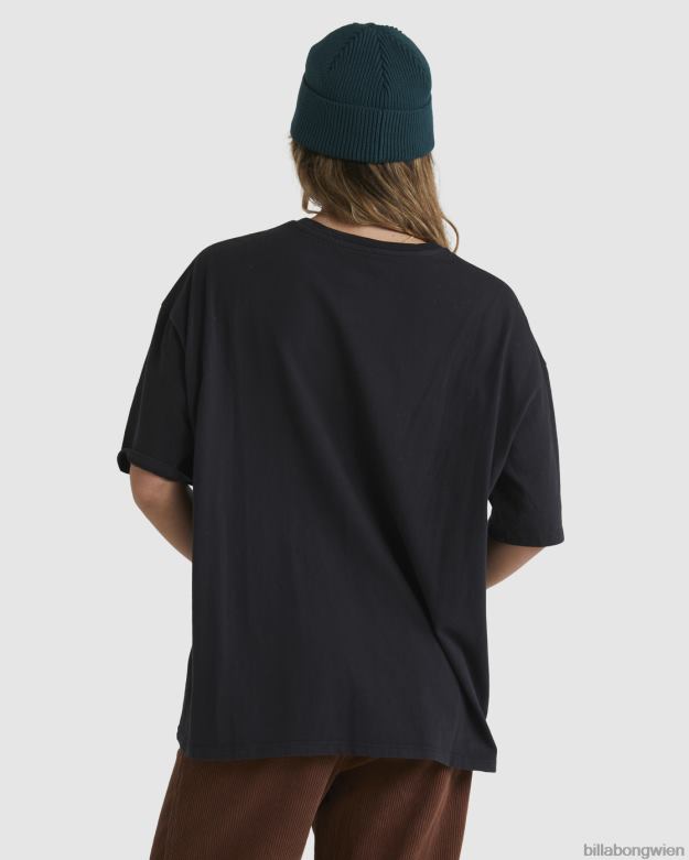 Billabong Clothing 00V681888 | Billabong Übergroßes T-Shirt auf Tour aus schwarz Frauen