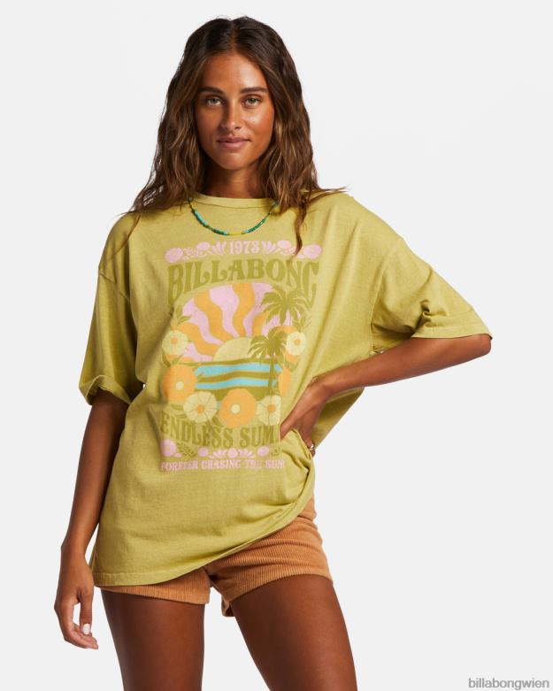 Billabong Clothing 00V681902 | Billabong endloses Sommer-T-Shirt Algen Frauen