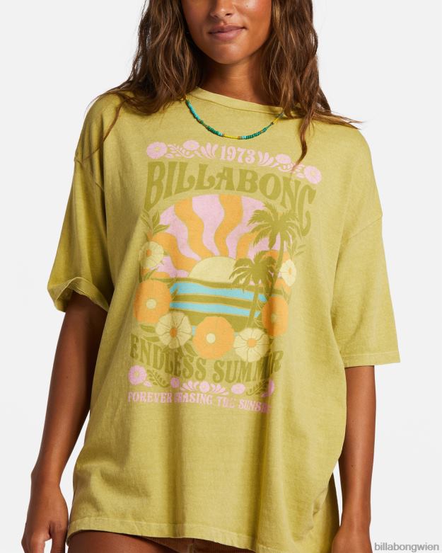 Billabong Clothing 00V681902 | Billabong endloses Sommer-T-Shirt Algen Frauen