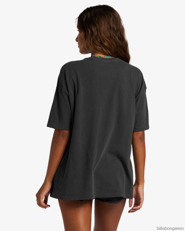 Billabong Clothing 00V681910 | Billabong Küss mich T-Shirt aus schwarz Frauen