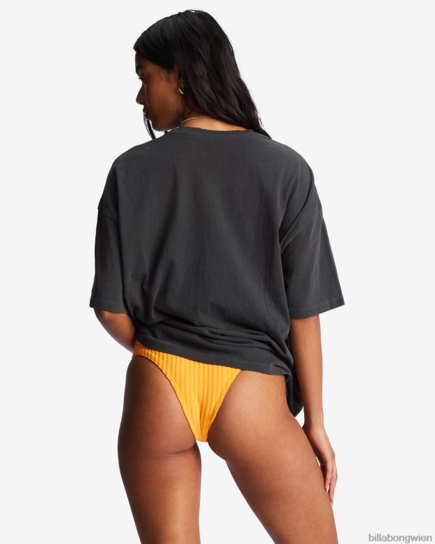 Billabong Clothing 00V681939 | Billabong Übergroßes T-Shirt von Dreamland aus schwarz Frauen