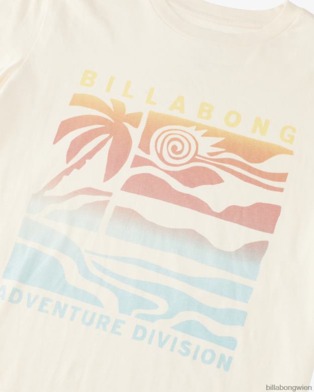 Billabong Clothing 00V681949 | Billabong A/Div Tee Kurzarm-T-Shirt mit LSF 50 weiße Kappe Frauen