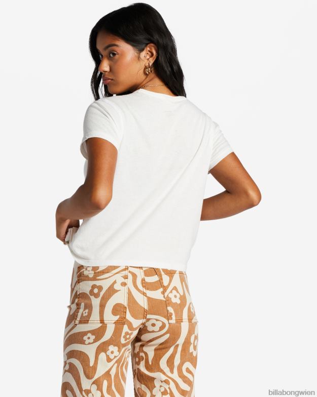 Billabong Clothing 00V681951 | Billabong Besser als ein einfaches Kurzarm-T-Shirt Salzkristall Frauen